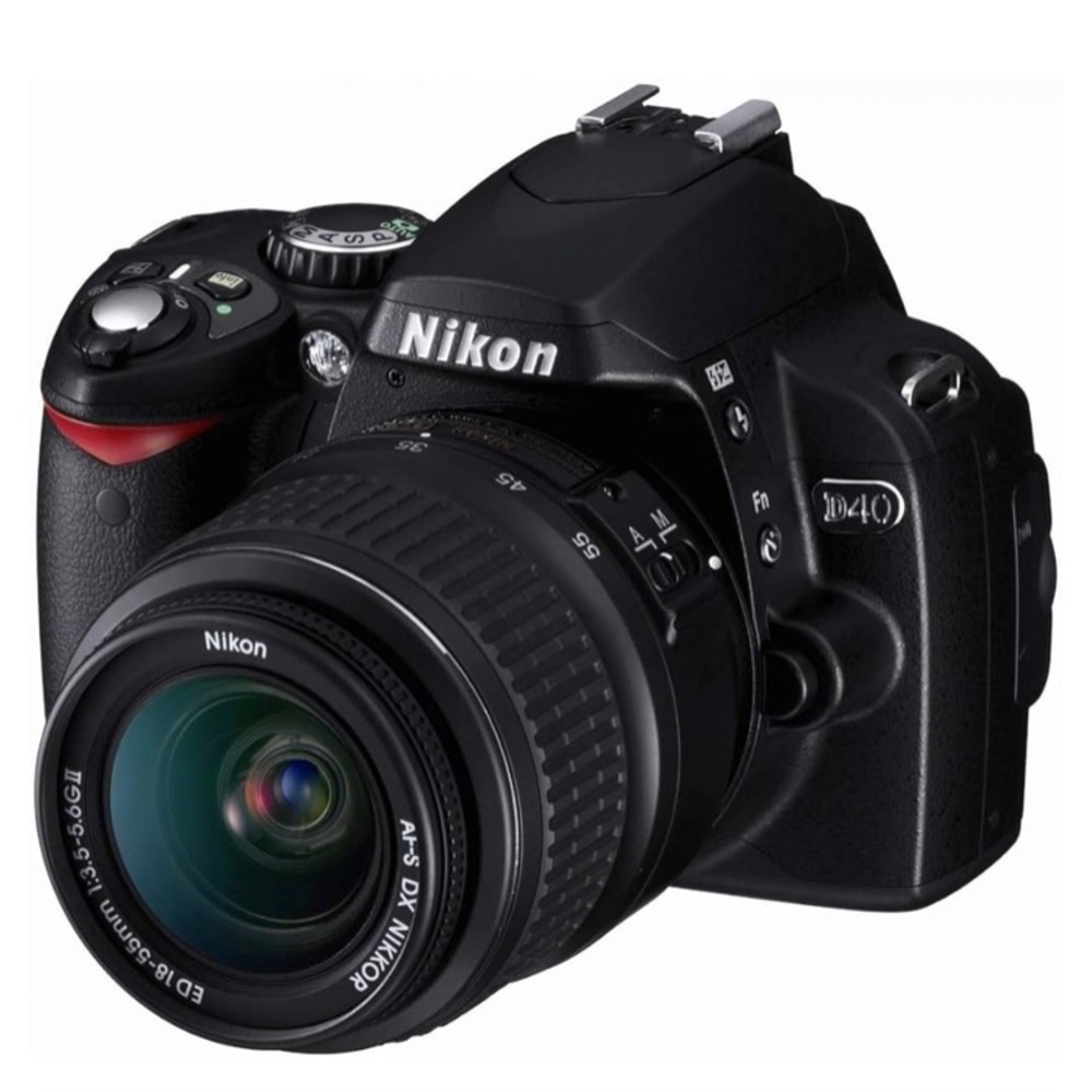 Nikon D40 Complete Kit (NOS) • Camera, Manual, Case, Charger, Guidebook